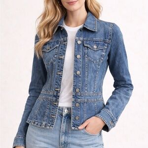DKNY Blue Denim Jean Jacket